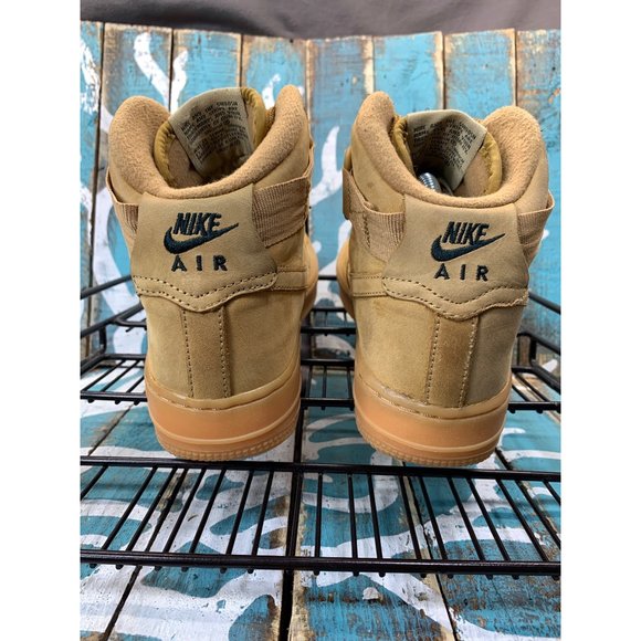 Nike Air Force 1 High GS Flax Wheat Size 4Y/W5.5 (807617-200 ) - Picture 6 of 10